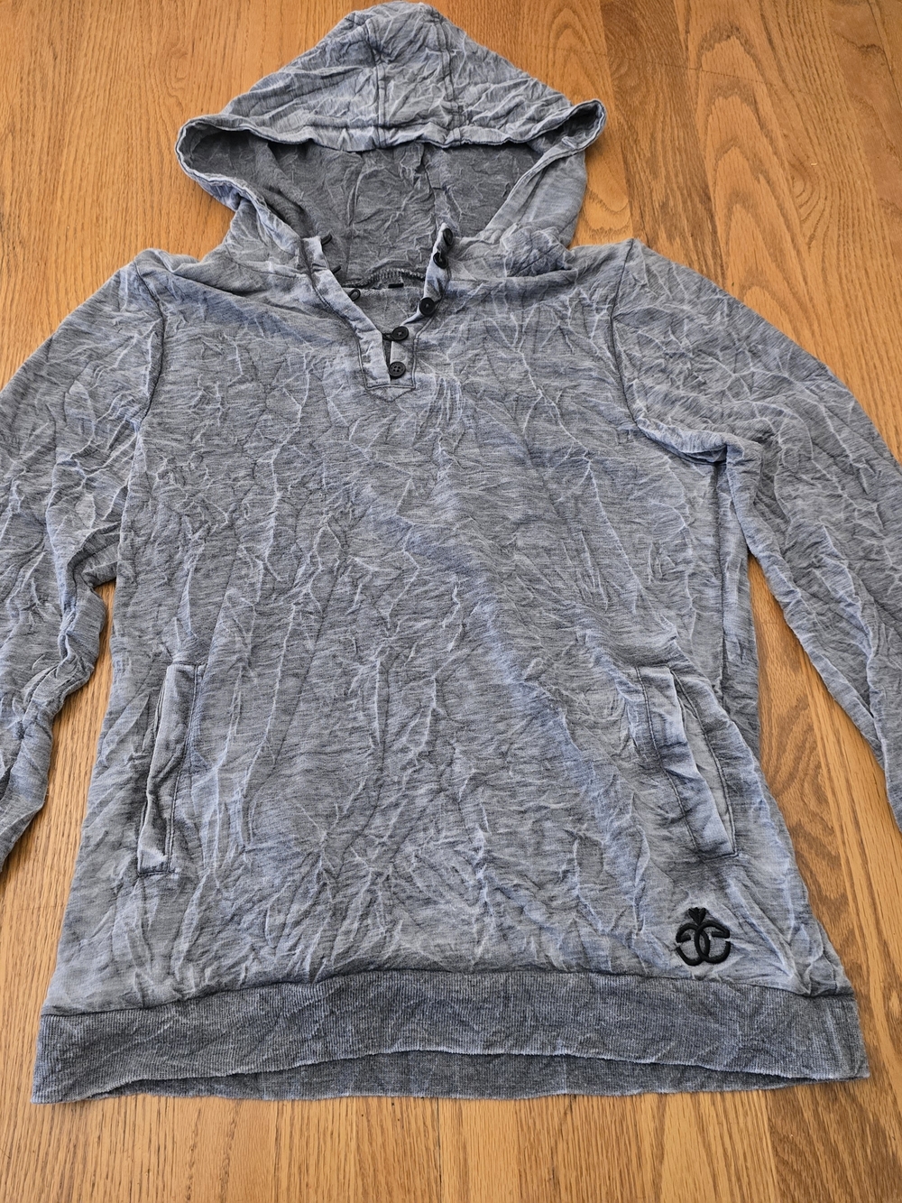 Ezekiel Gray Lightweight Hooded Pullover Hoodie XL
